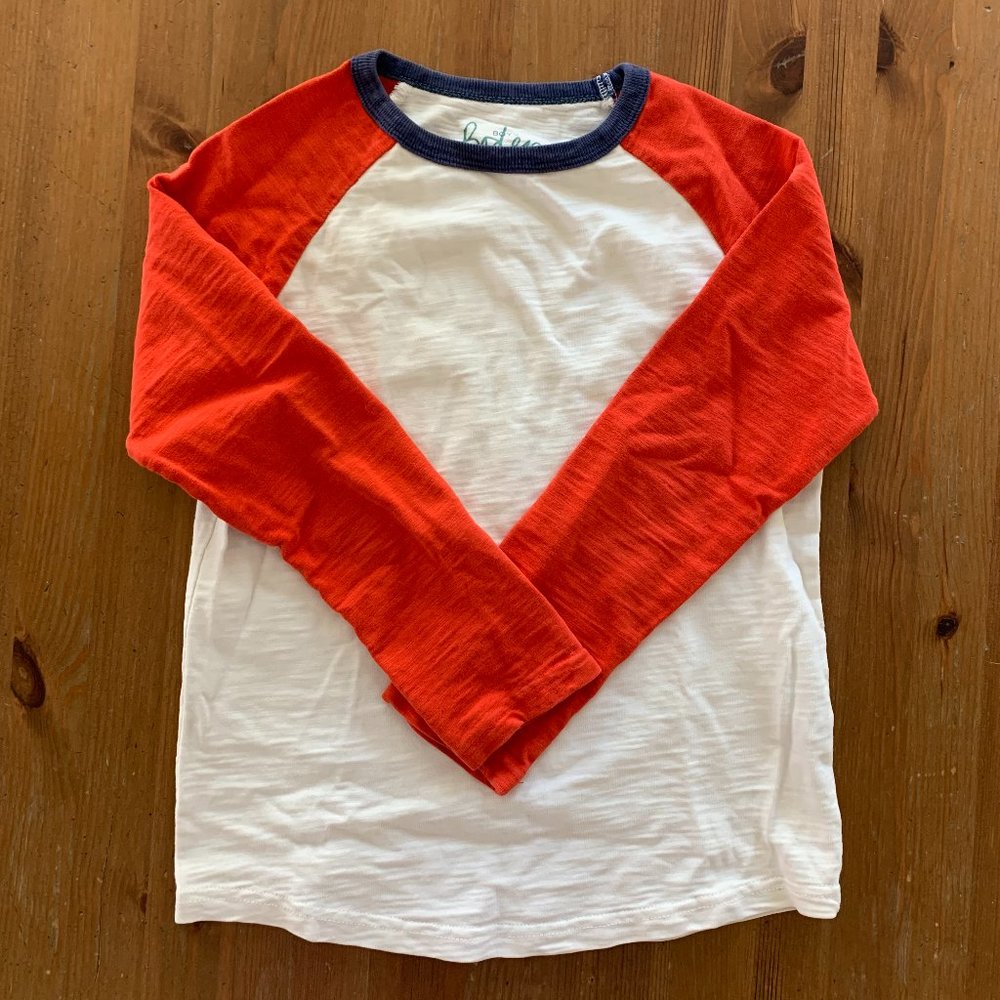 Mini Boden | Raglan sleeve t-shirt | 7/8 yo